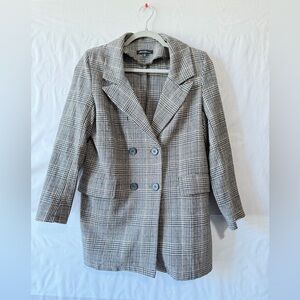 Chocolate Double Breasted Blazer